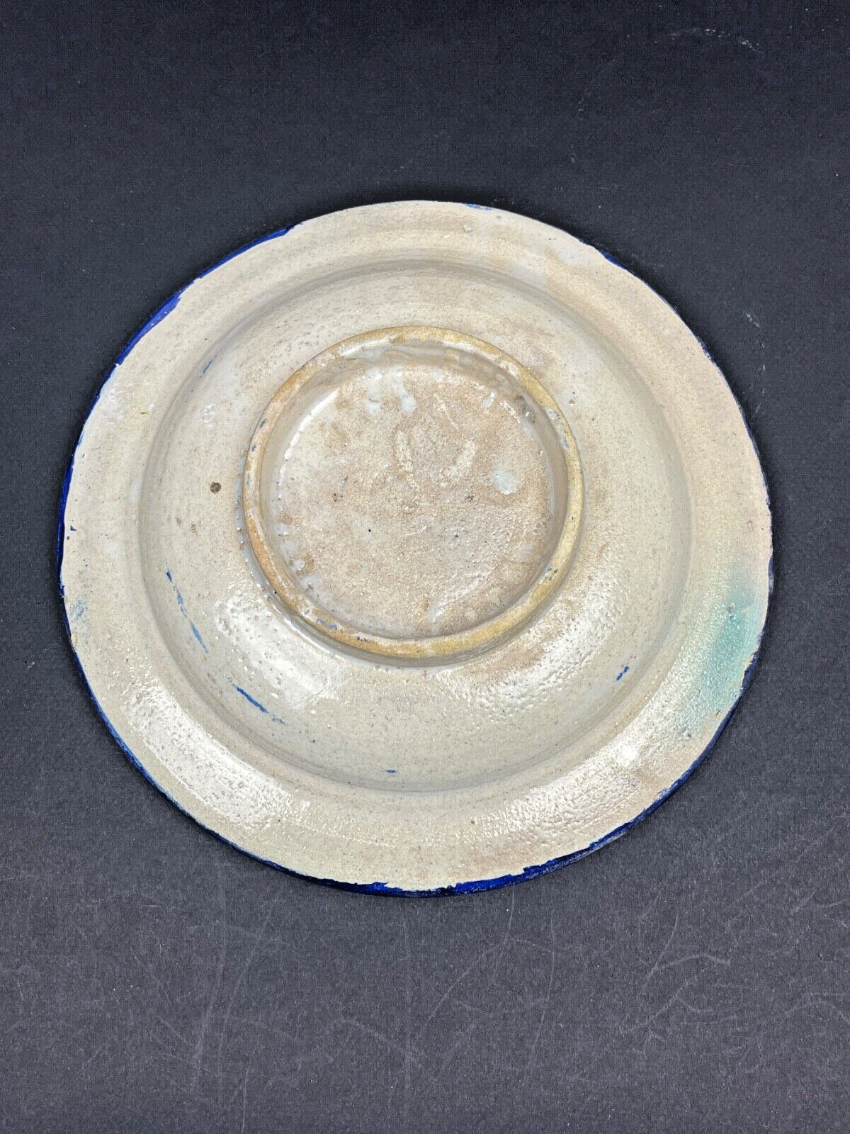 Maroc, Coupe, Assiette Sur Talon En Faïence De Fès Milieu 20ème N°2