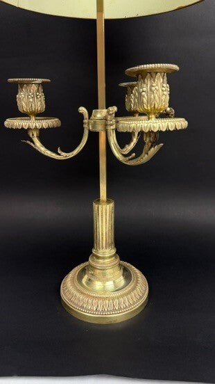Lampe bouillotte en bronze XIXème