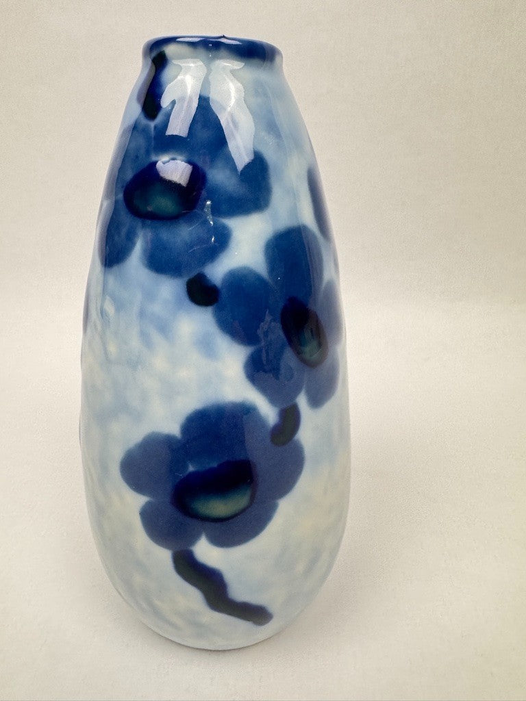 Vase n°4 Tharaud - Années 1950/60 - Décor Flambé Bleu Rare