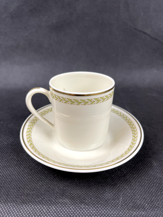 Tasse à café Haviland, frise de laurier