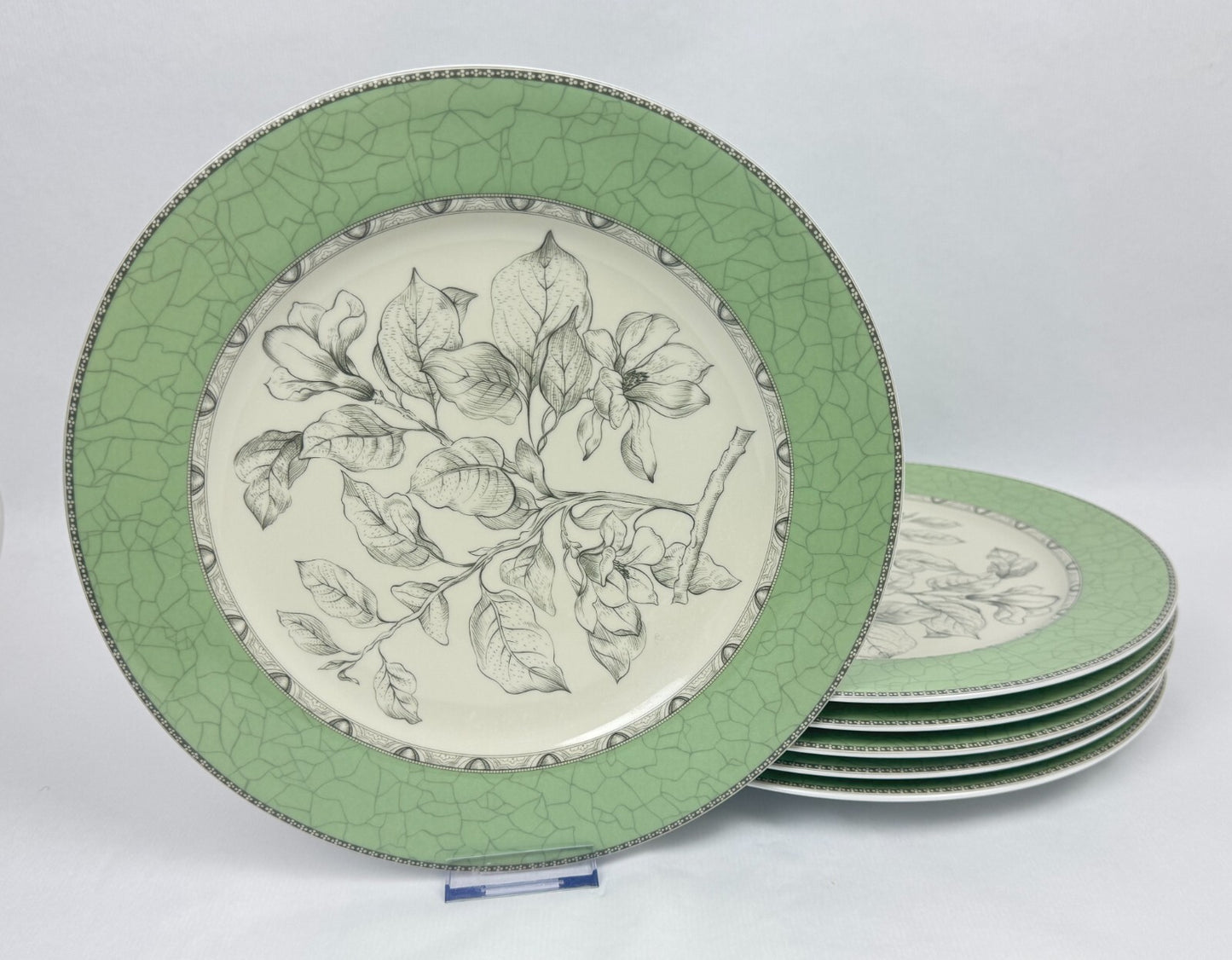 Pierre Frey pour Philippe Deshoulières, 6 assiettes de présentation Lorraine