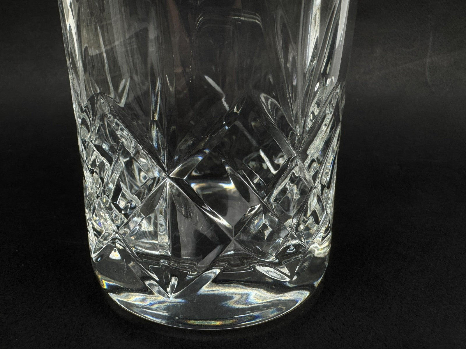 3 verres à whisky – cristal taillé d’Écosse