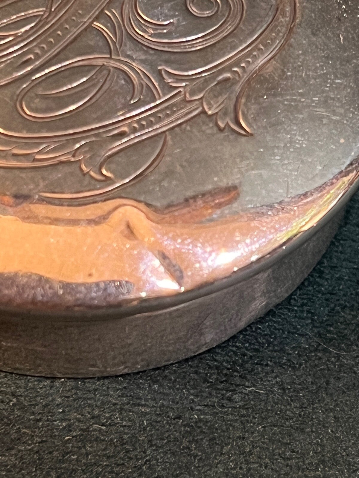 Boîte à pilules en argent massif anglais, Birmingham