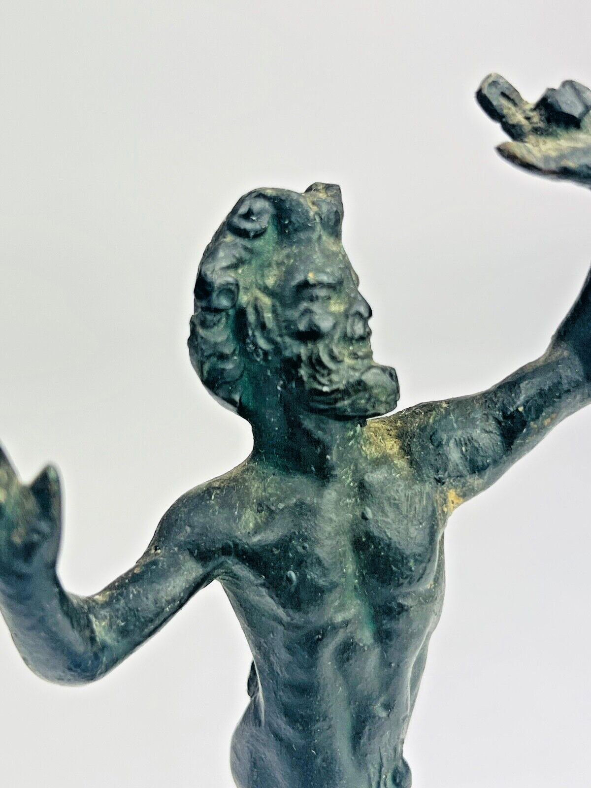 Sujet En Bronze, Réduction, Le Faune Dansant De Pompei