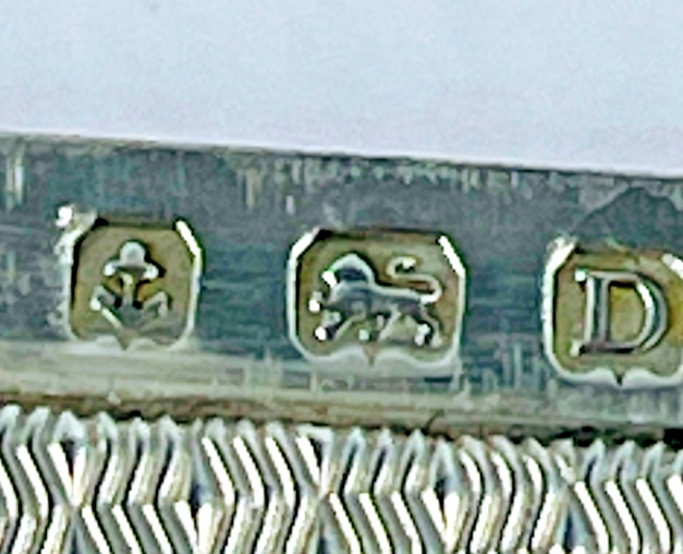 Etui Porte Cartes De Visites En Argent Anglais Birmingham 1928