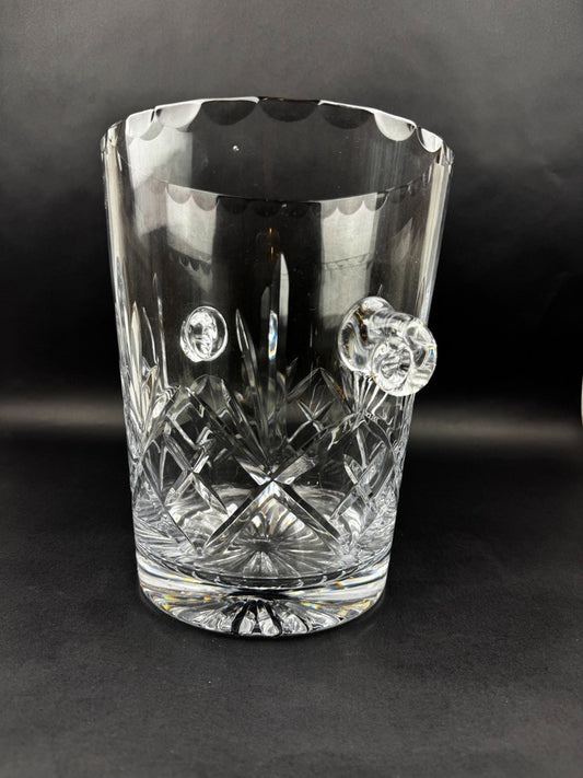 Cristal de Lorraine, très joli seau à champagne en cristal taillé