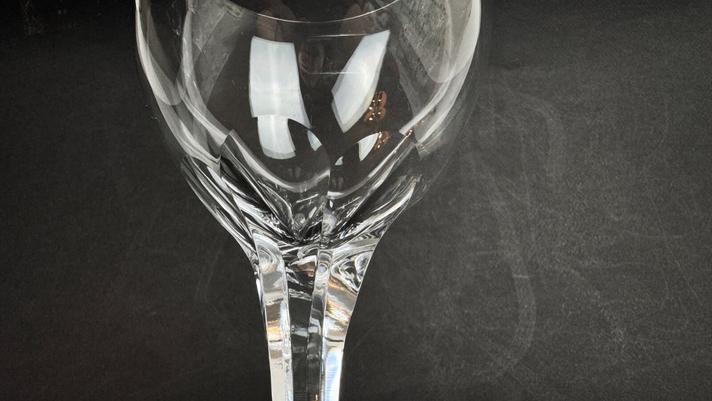 Lalique suite de 6 verres à eau modèle Tuileries