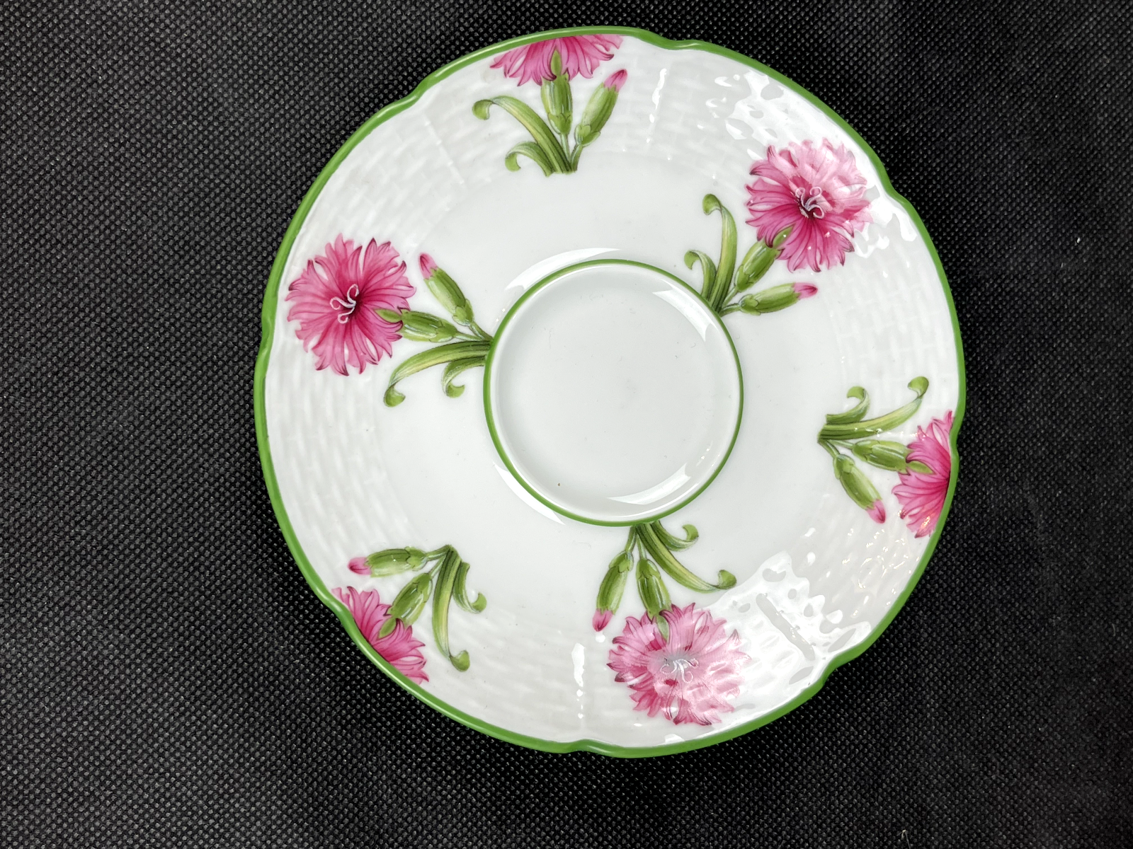 Petite sous-tasse  en porcelaine Raynaud Limoges Jardins de Villandry neuve n°1