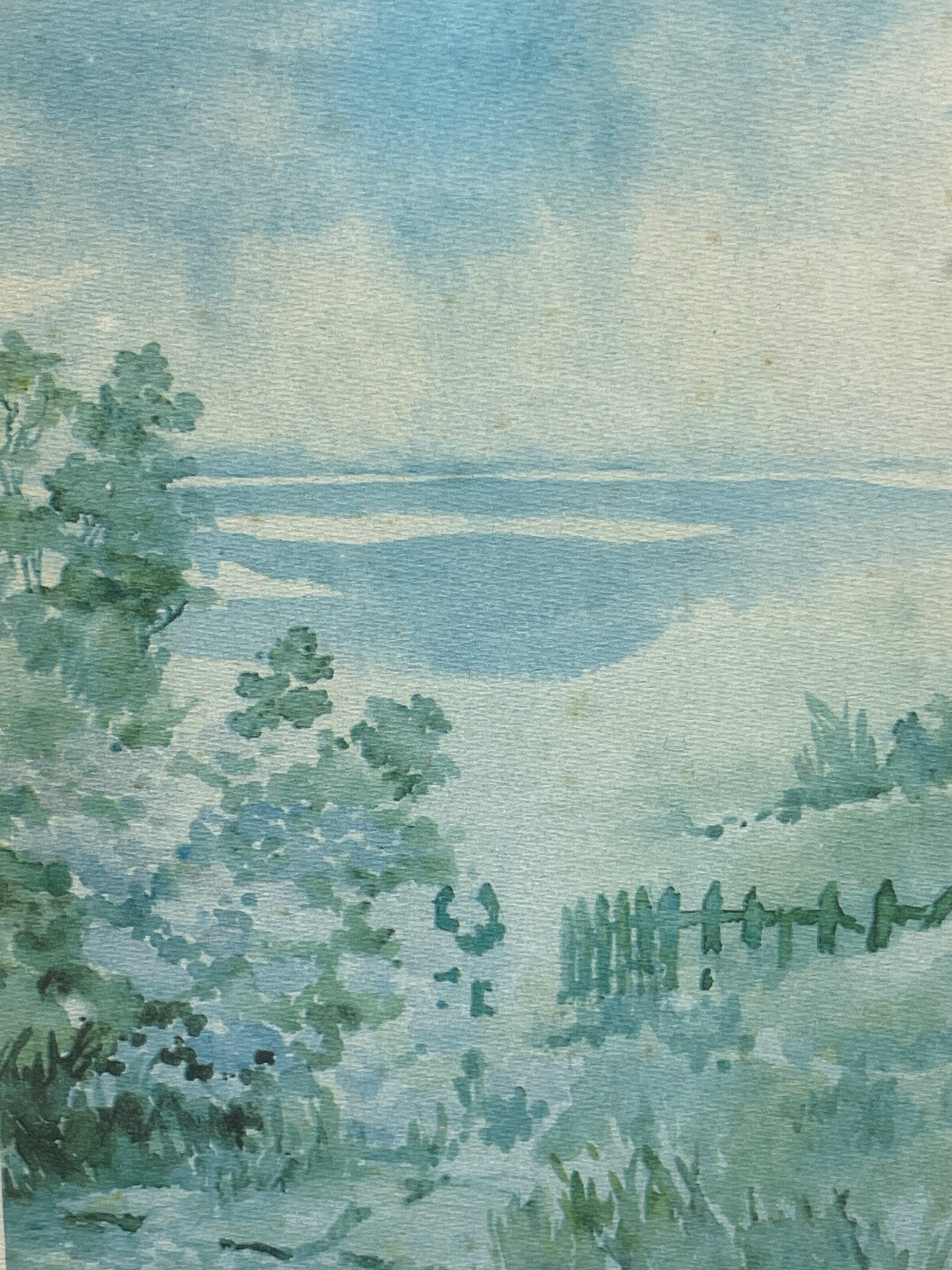 Aquarelle Vers la plage de Marie Para