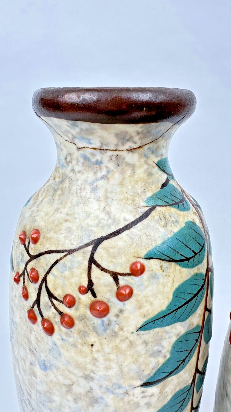 Belle Paire De Vases Art Déco De Louis Auguste Dage