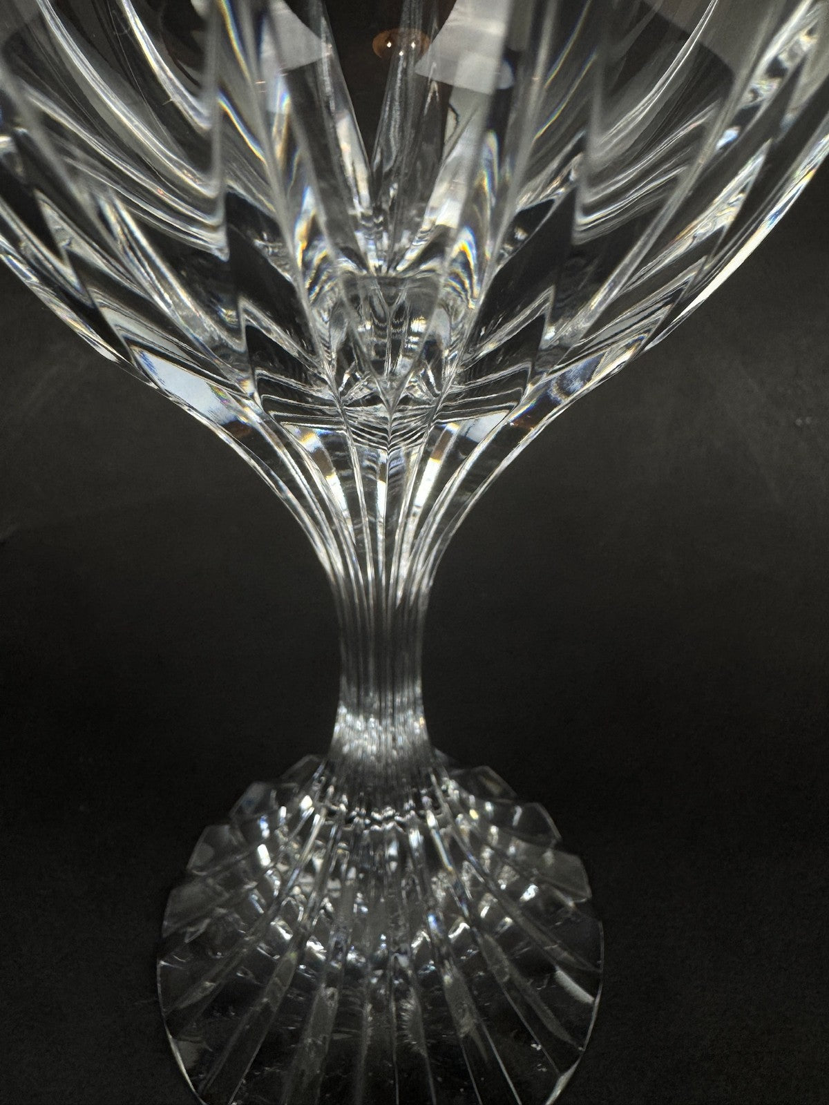 Série de 6 verres à eau 17,5 cm Masséna de Baccarat état neuf !