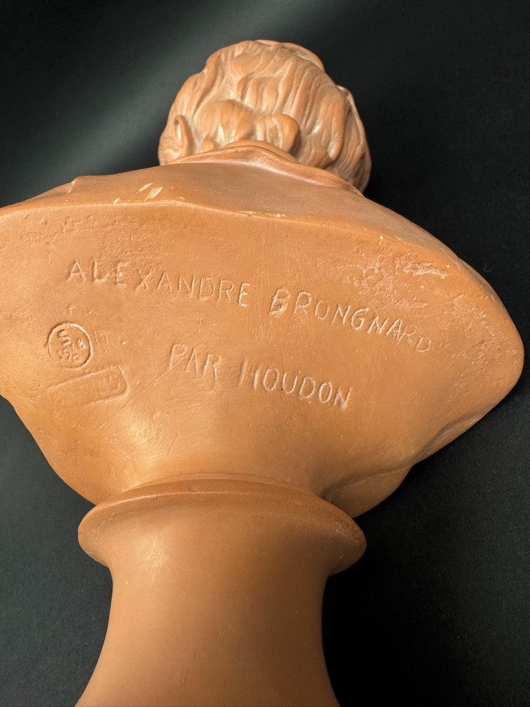 Buste "Alexandre Brongniart enfant" – Résine façon terre cuite, d’après Houdon