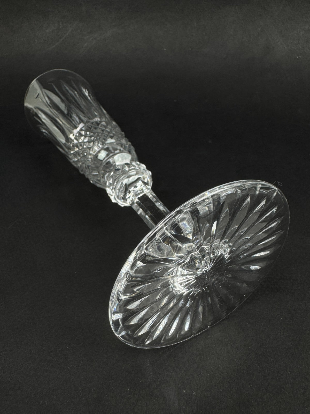 Série de 6 flûtes à champagne en cristal Saint-Louis – Modèle Tommy – Parfait ét