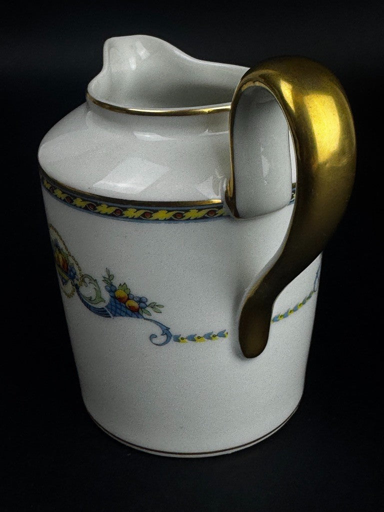 Service à thé en porcelaine Bernardaud Limoges décor Corne d’abondance