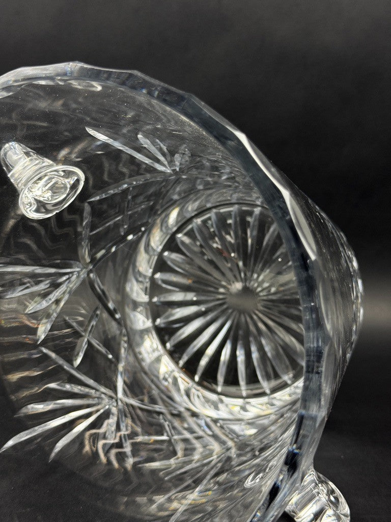 Cristal de Lorraine, très joli seau à champagne en cristal taillé