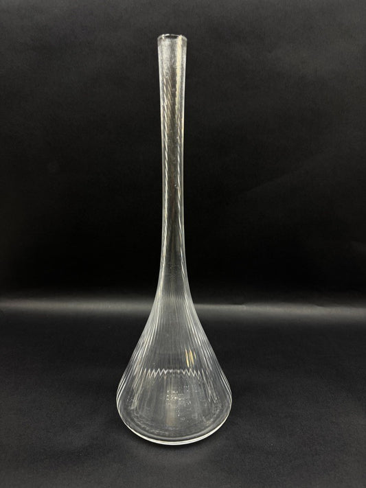 Vase Daum Nancy en cristal clair, XXe siècle