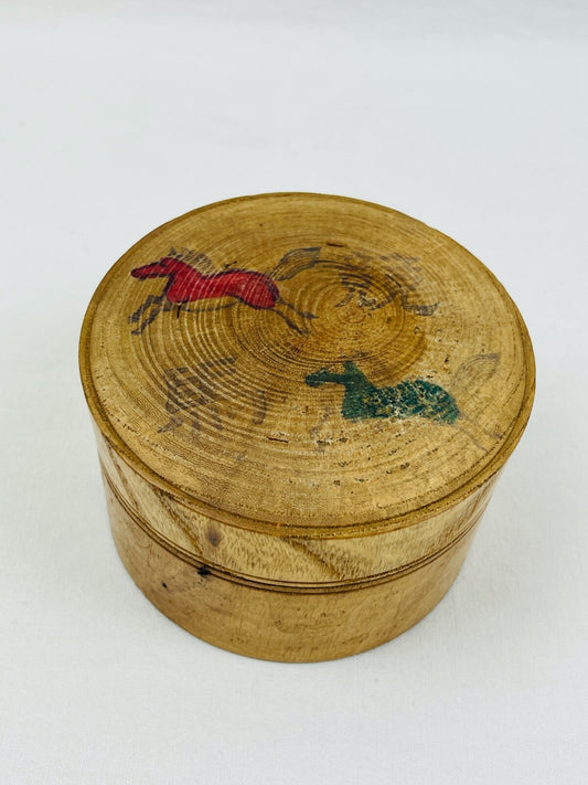 Jeu de loterie, courses de chevaux en bois Chine ou Japon
