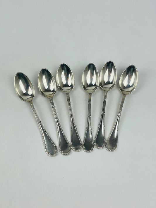 Suite de 6 petites cuillères  Ercuis modèle Trianon