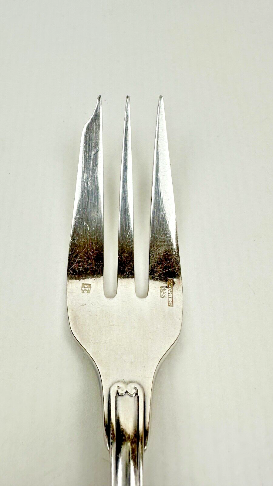 Série de 6 fourchettes à gâteau Christofle ancien modèle Vendôme