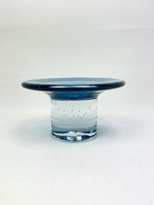 Coupe sur pied en verre bullé Regina Kaufmann pour Glas Hagen Hütte