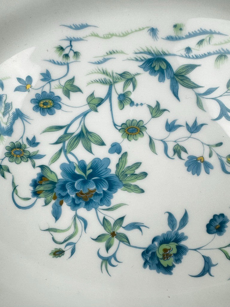 Grand plat à viande Haviland Limoges Nankin décor bleu et or