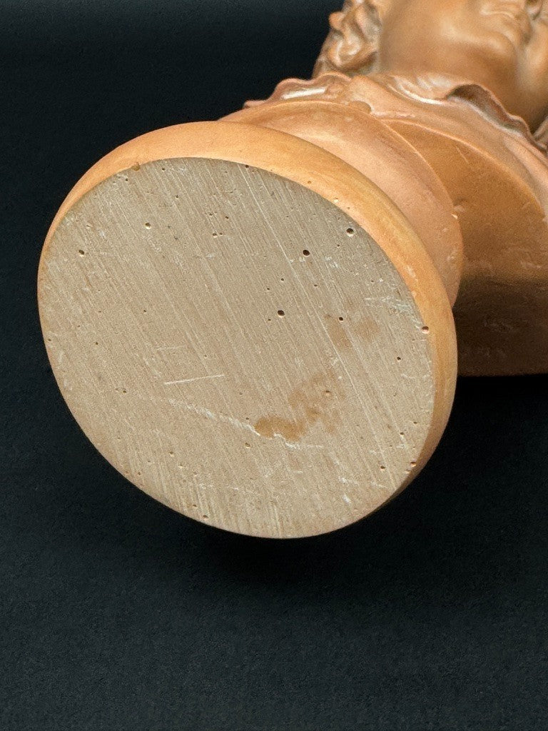 Buste "Alexandre Brongniart enfant" – Résine façon terre cuite, d’après Houdon