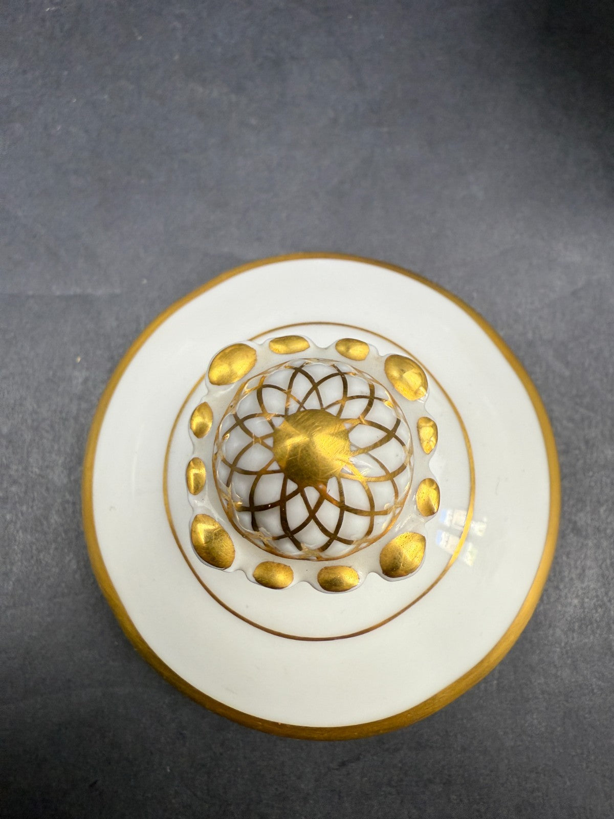 Service à thé individuel – Ancienne Fabrique Royale de Limoges Rehauts d’or fin