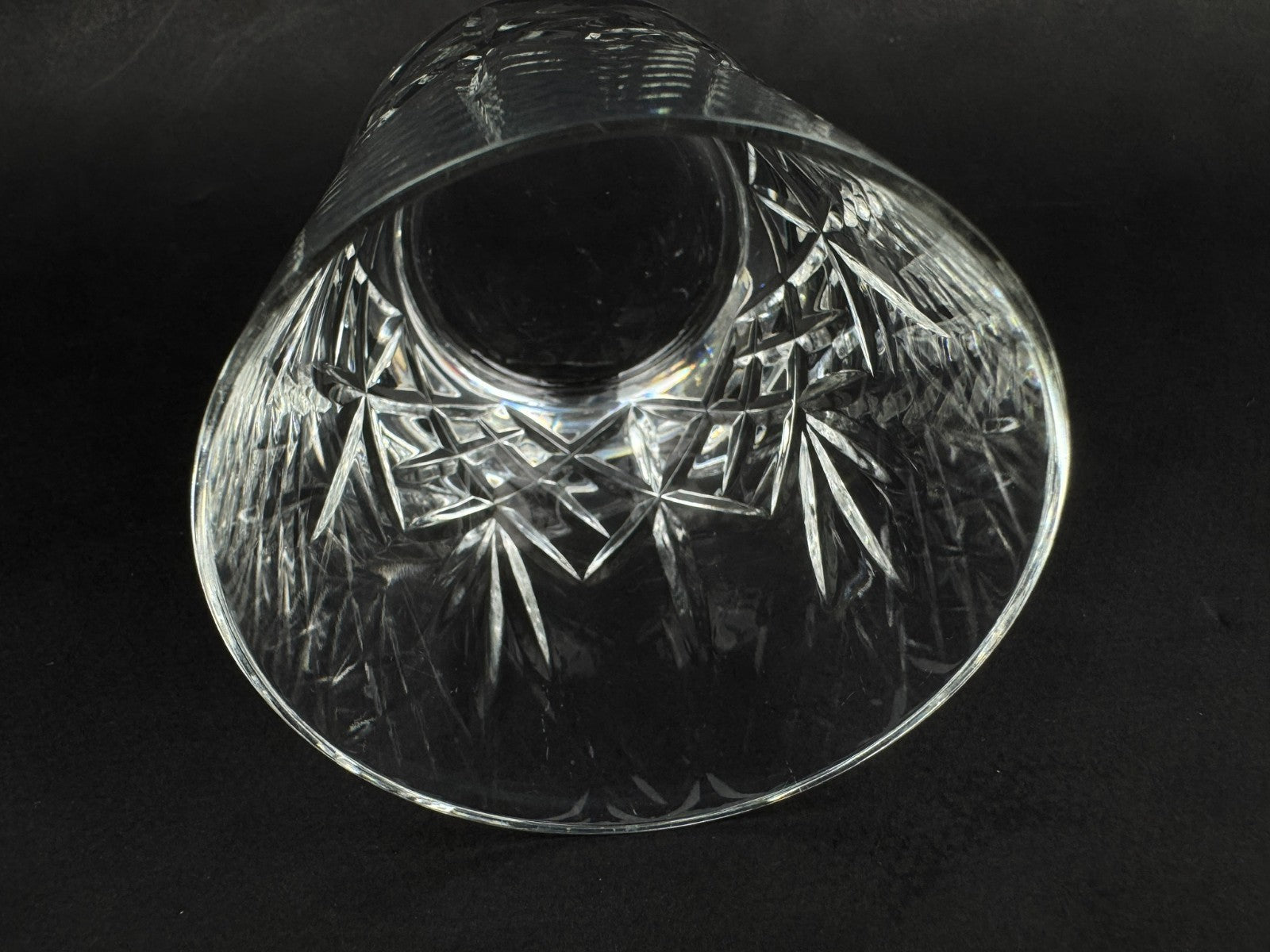 3 verres à whisky – cristal taillé d’Écosse