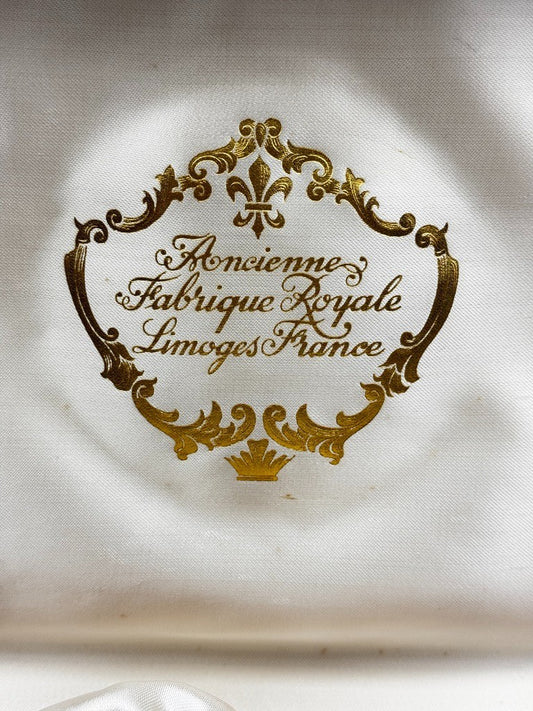 Coffret 6 tasses a cafe porcelaine Limoges Ancienne Fabrique Royale