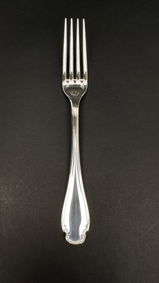 Christofle,  fourchette,  modèle Pompadour, Paris. Neuve.
