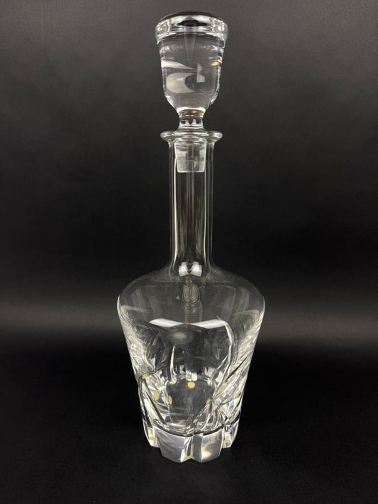 Carafe cristal de Sèvres France taillé avec bouchon 35 cm