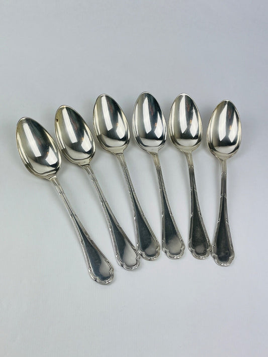 Suite de 6 cuillères à soupe Ercuis modèle Trianon