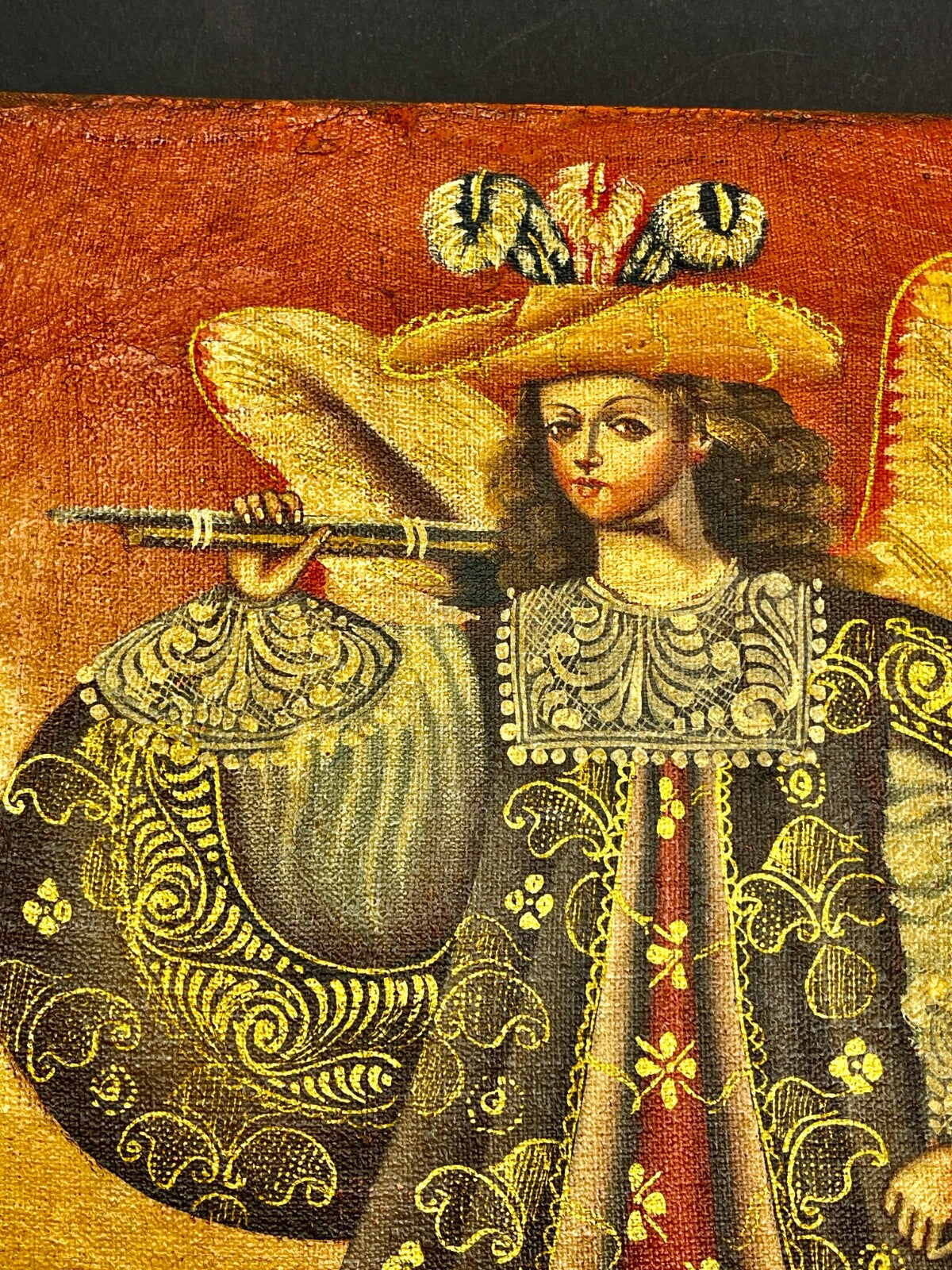 Ecole De Cusco, Mexique, Ange Arquebusier