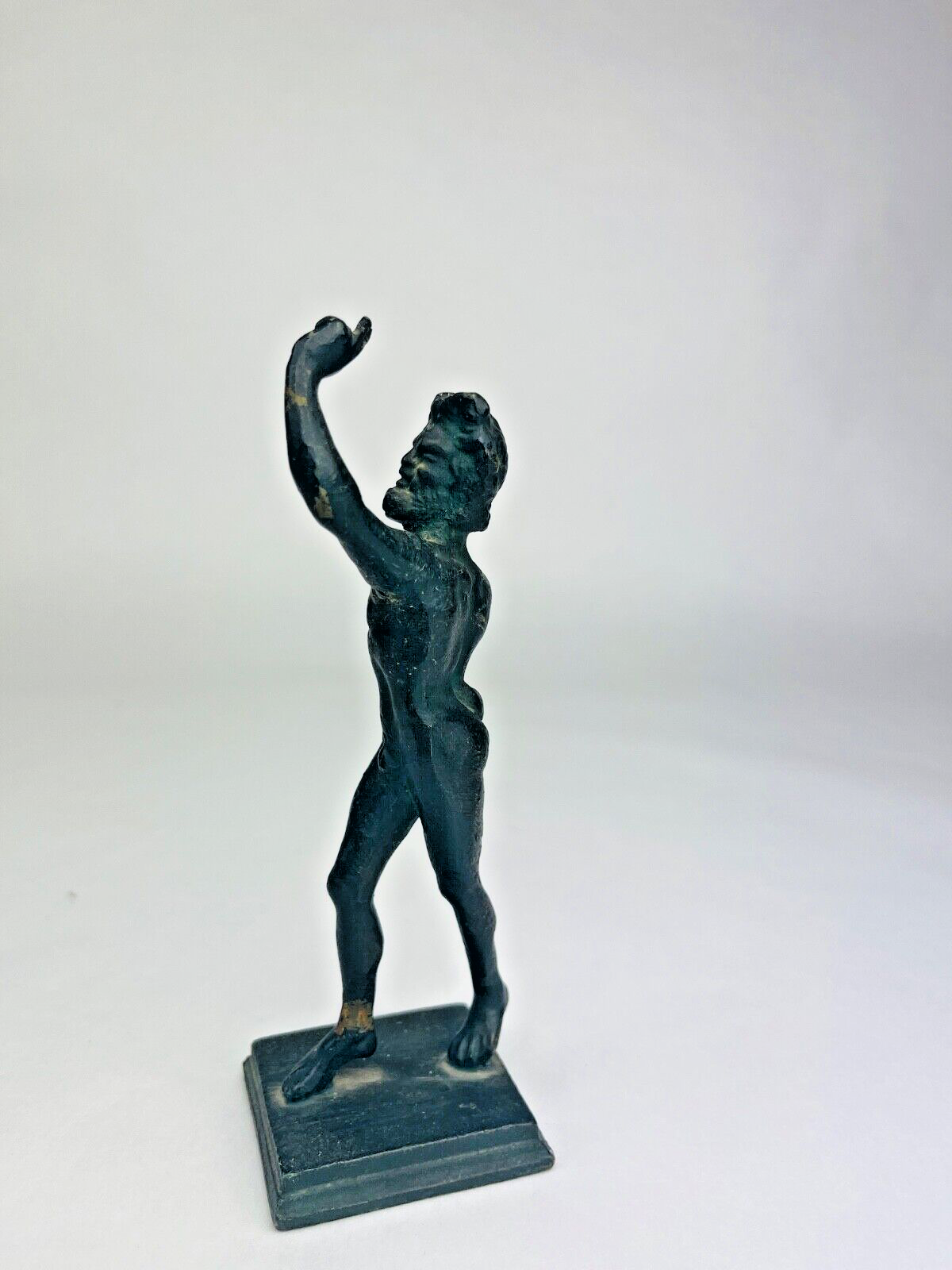 Sujet En Bronze, Réduction, Le Faune Dansant De Pompei