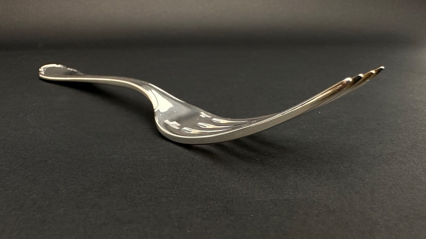 Christofle,  fourchette,  modèle Pompadour, Paris. Neuve.