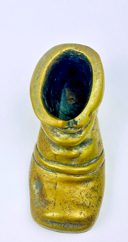 Presse-papiers, Pyrogène...chaussure, soulier En Bronze