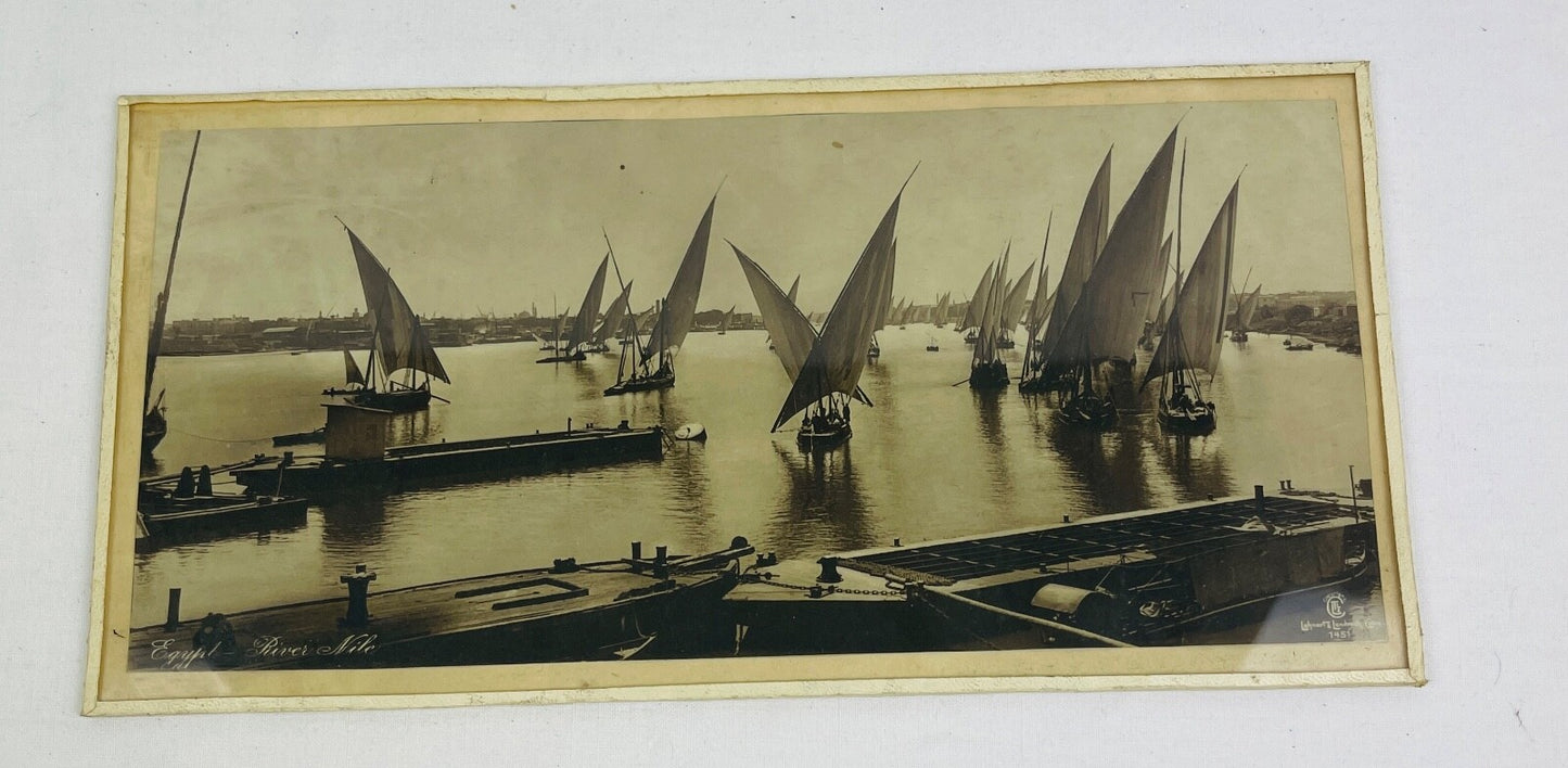 Lot de 3 vues d'Egypte, Le Caire et le Nil - Lehnert & Landrock circa 1929