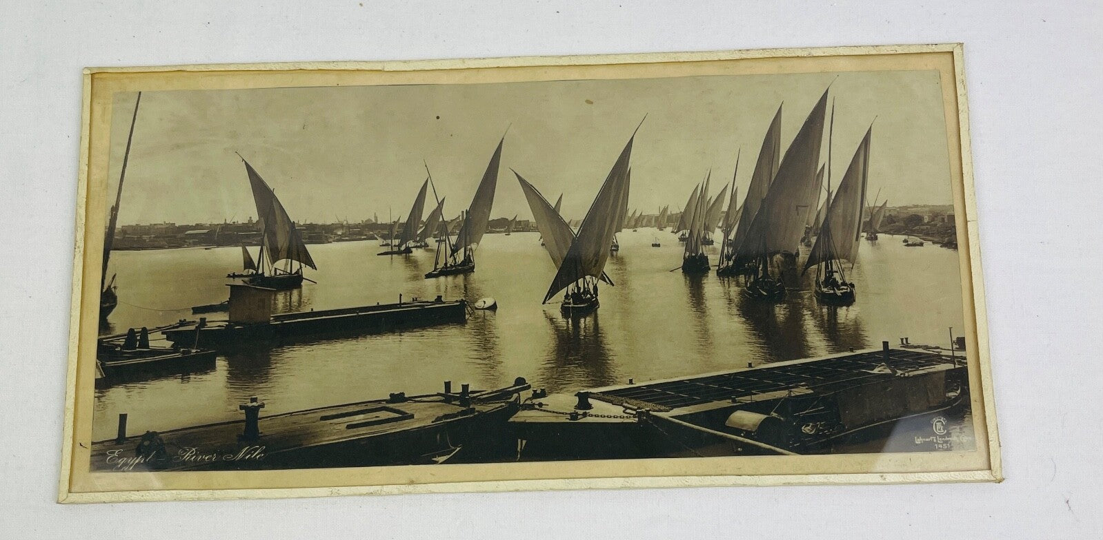 Lot de 3 vues d'Egypte, Le Caire et le Nil - Lehnert & Landrock circa 1929
