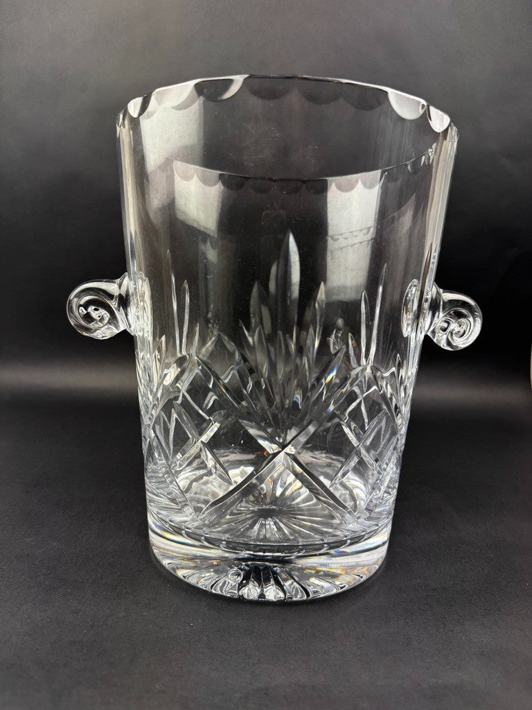 Cristal de Lorraine, très joli seau à champagne en cristal taillé