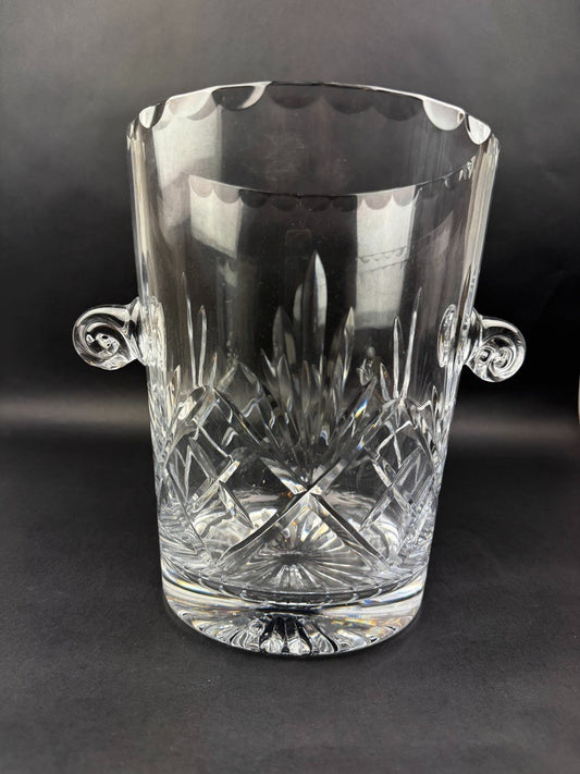 Cristal de Lorraine, très joli seau à champagne en cristal taillé