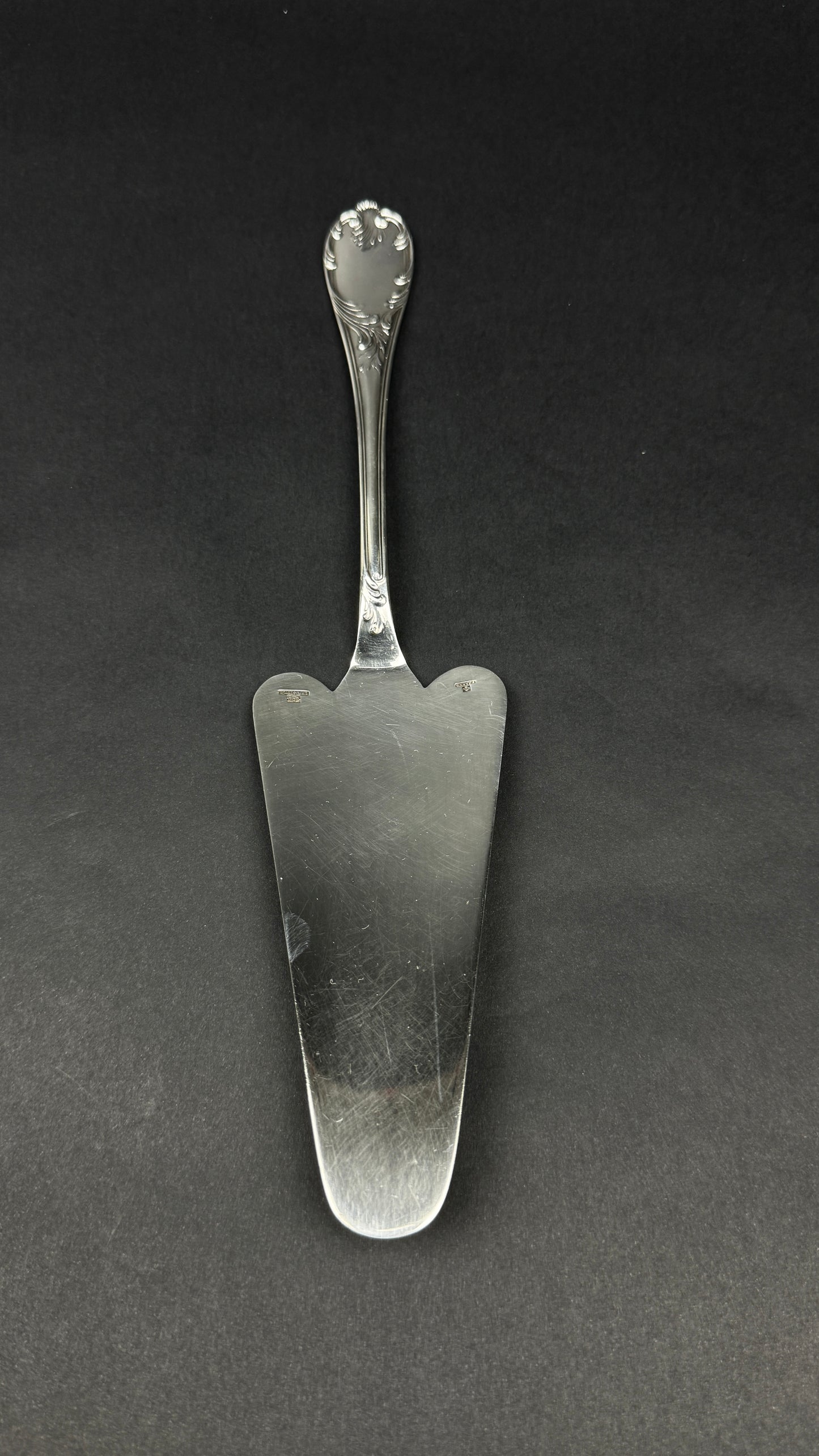 Pelle a gateaux Christofle Marly metal argente annees 80