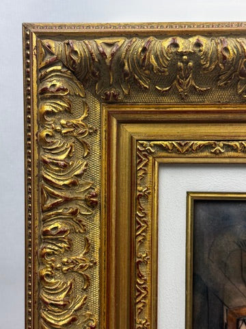 Émail de Limoges signé Bonnet – « Le Changeur » d’après Koninck – grand format 39x45 cm