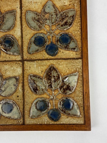 Panneau mural en céramique émaillée TF 61/66 Tanu n°50 années 60