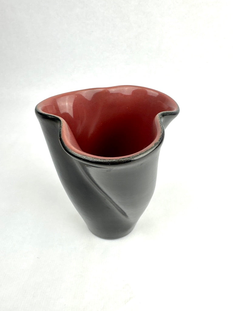 Vase torsadé moderniste Fernand Elchinger, France, années 1950
