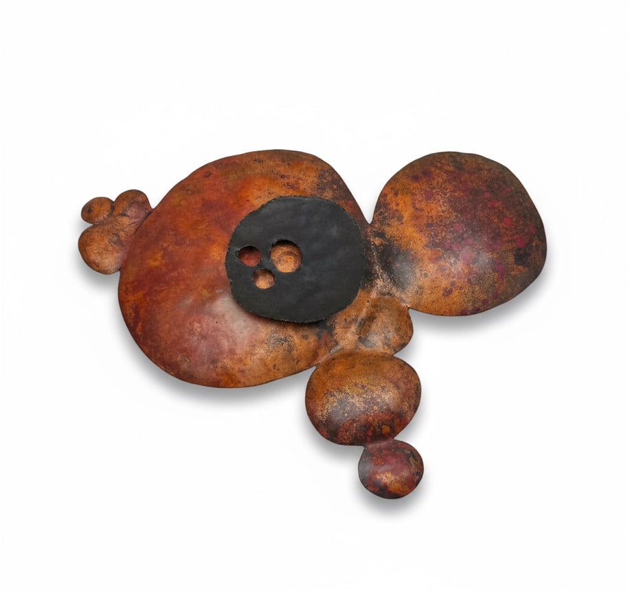 Ensemble de sculptures murales brutalistes signées B + D, vers 1965–1975