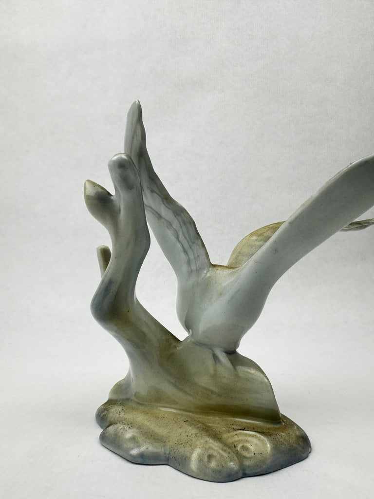 Oiseau en porcelaine Porcegama Cuart de Poblet (Valencia, Espagne) vers 1960