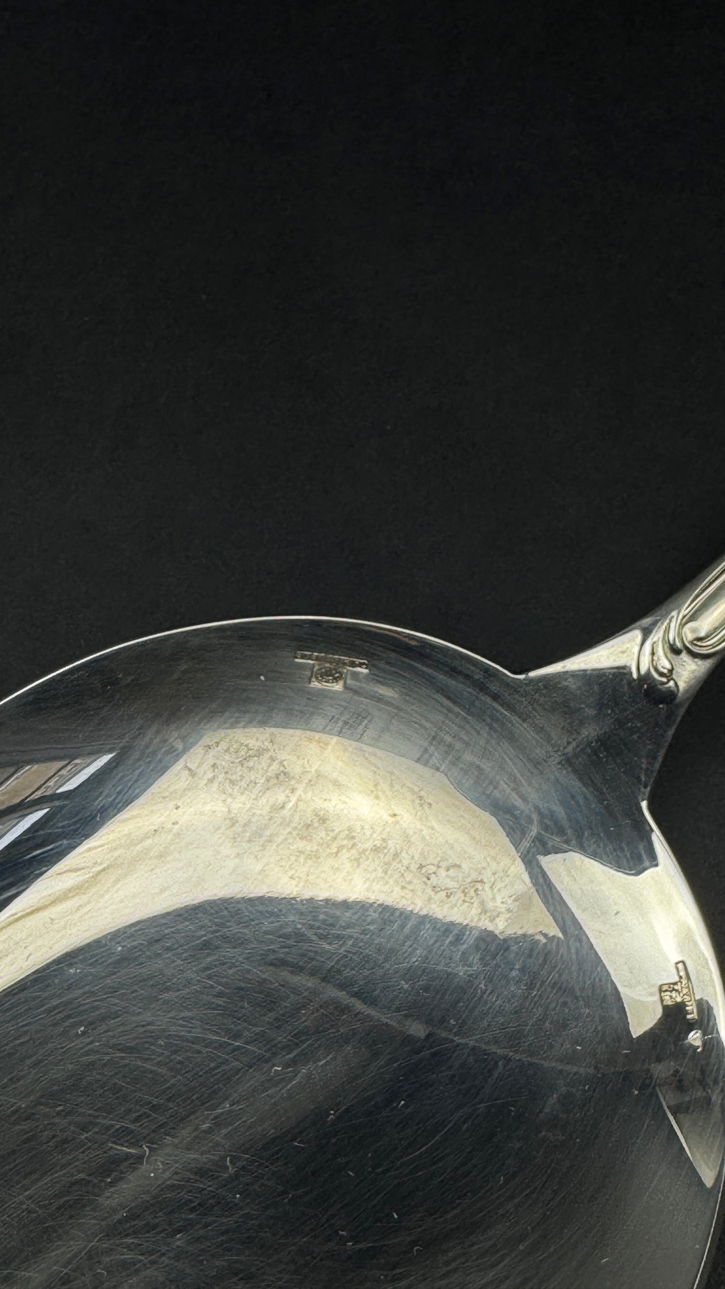 Cuillere a servir la glace Christofle Marly metal argente neuve  annees 80