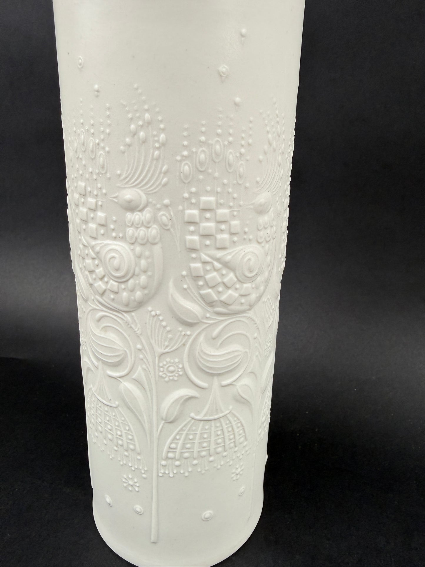 Bjorn Wiinblad, vase en biscuit de porcelaine pour Rosenthal