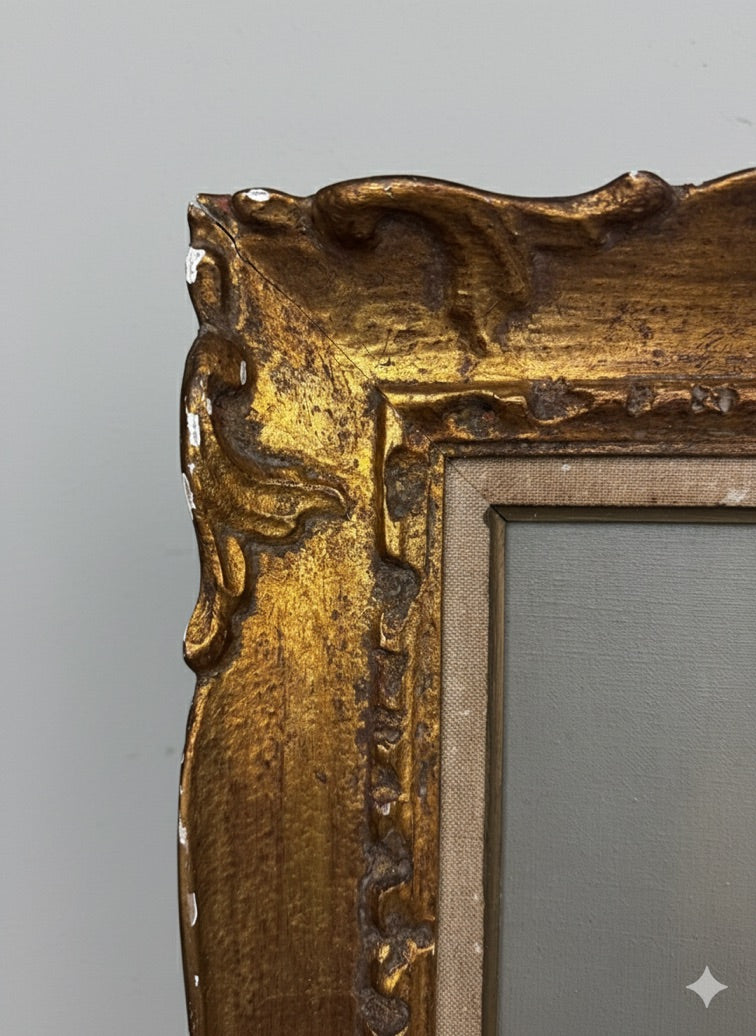 André Robert – Bouquet champêtre dans un pichet en grès – Huile sur toile, 90 × 70 cm