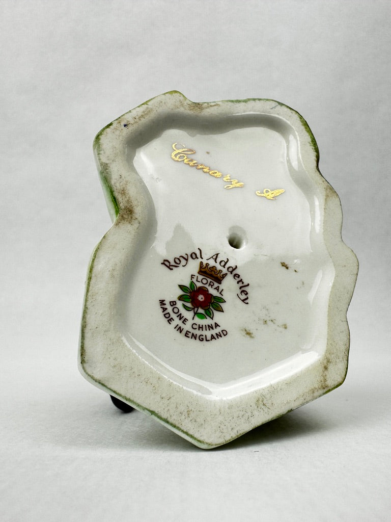 Oiseau en porcelaine Royal Adderley – “Canary A” Bone China